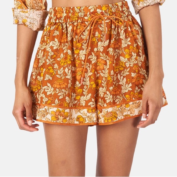 zimmermann andie relaxed short in terracotta - Picture 7 of 13